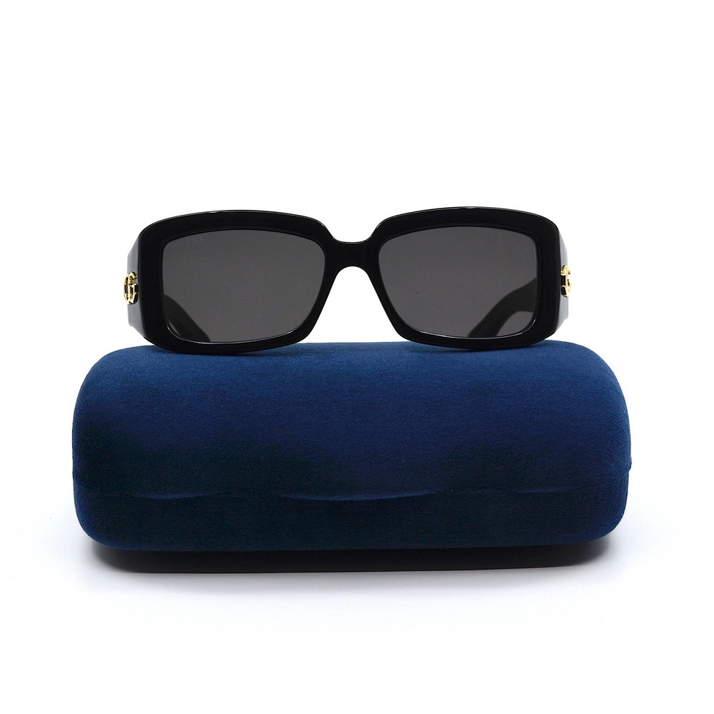 Gucci GG1403S Black Grey Sunglasses Women Authentic Italy New w/ Case - Picture 6 of 16